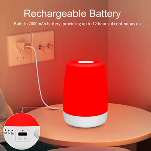 1W Red <b>Light</b> Therapy Lamp Dusk to Dawn Plug-in Red <b>Light</b> Therapy Night <b>Light</b> Energy Saving Sensor Lighting for Home Hallway - Product Image 2