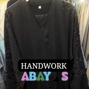 Ropa musulmana tradicional islámica elegante modesta para mujer islámica hermosa ropa de fiesta estilo Abaya Dubái-accesorio incluido - Product Image 1
