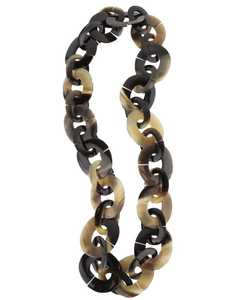 Collar de cadena larga de cuerno de búfalo hecho a mano para mujer, joyería de moda Vintage de calidad con diamante y perla en ágata razonable - Product Image 3