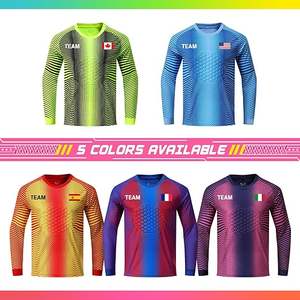 Uniforme de fútbol personalizado BEUDEN para hombre, venta al por mayor, camiseta de fútbol de manga larga, ropa de fútbol de invierno, sublimación de poliéster 100% - Product Image 6