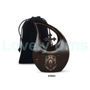 โกศสำหรับผู้ใหญ่สำหรับใส่เถ้ากระดูกของมนุษย์ตกแต่งสำหรับงานศพขนาดใหญ่พร้อมถุงฟรี - Product Image 4