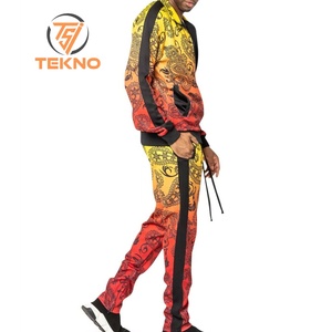 Chándal de sublimación para hombre con tejido suave estampado vibrante perfecto para deportes de gimnasio y ropa casual que ofrece comodidad y estilo - Product Image 5