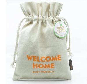 Sac en mousseline pour bijoux, Logo personnalisé, avec cordon de serrage, 100% coton biologique, personnalisé - Product Image 2