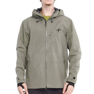 Meilleures ventes Veste de pluie professionnelle pour homme Toile fine avec design imperméable et col montant pour l'extérieur - Product Image 1