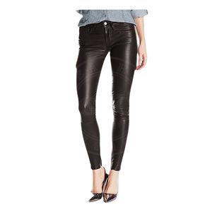 Pantalones de vestir de cuero a la moda de invierno de alta calidad para mujer - Product Image 1