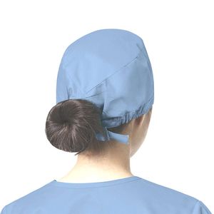 Chapeau de gommage médical unisexe pour hôpital Chapeau d'infirmière en coton réglable - Product Image 2