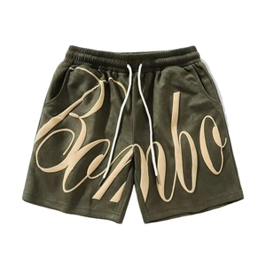 Best Hot Sale Embroidered Puff Print Custom Digital Printing <b>Vintage</b> Print Oxford Casual <b>Men</b> <b>Shorts</b> Eco-Friendly Quick Dry - Product Image 1