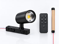 Lampu Sorot LED Magnetik Mini Premium 5W CRI90 Tinggi, Dapat Diredupkan, Berbahan Aluminium untuk Penerangan Etalase Perhiasan