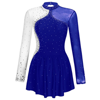 Vestido de Patinaje Artístico para Mujer, Estilo 2025, de Alta Calidad, para Espectáculos y Danza, con Estampado por Transferencia de Calor, Marca Personalizada