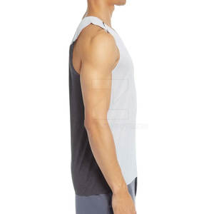 Ropa de entrenamiento Camiseta sin mangas hecha a medida para hombres Ropa de gimnasio Hombres Camiseta sin mangas Transpirable Hombres Camiseta sin mangas - Product Image 3