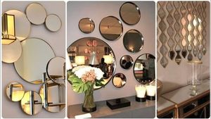 กระจกติดผนังแบบย้อนยุคกรอบโลหะสีดำไม่สมมาตรสไตล์โมเดิร์นตามสั่งตกแต่งศิลปะแนววินเทจสำหรับห้องน้ำห้องนั่งเล่นร่วมสมัย - Product Image 3