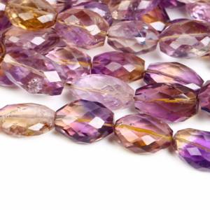 ลูกปัดอเมทรินธรรมชาติทรงเหลี่ยม ลูกปัดอเมทรินพลอยหลวมสำหรับทำเครื่องประดับ ราคาขายส่งจากอินเดีย จำนวนมาก - Product Image 2