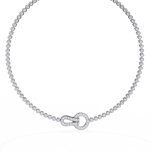 "18k Gold Lab Grown Diamond <b>Necklace</b> for Ladies" - Product Image 6