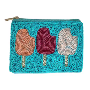 Pochette et porte-monnaie brodés de perles de rocaille de conception d'éléphants porte-monnaie perlé fait à la main accepter la conception personnalisée par MD Handicrafts - Product Image 3