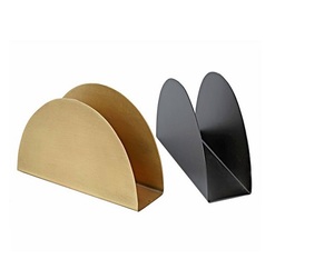 ที่ใส่กระดาษเช็ดปากโลหะทำมือ ดีไซน์ทันสมัย ปรับแต่งขนาดและสีได้ ทนทาน ใช้ตกแต่งโต๊ะกลางสำหรับตกแต่งเค้ก - Product Image 1