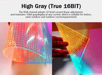 Écran de film LED transparent flexible polychrome d'intérieur P20 anti-éblouissement pour la navigation numérique de centre commercial