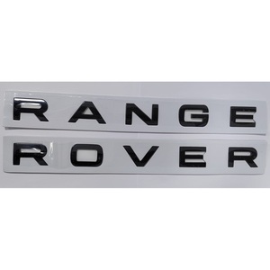 Emblema 'RANGE ROVER' Anteriore o Posteriore - Nero Lucido - AG PARTS Adatto per LAND ROVER - Product Image 1