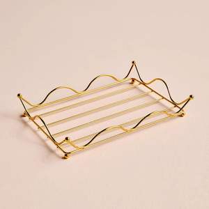 Jabonera de Latón Pulido para Accesorios de Baño de Primera Calidad que Mejora la Estética Interior con un Brillo Metálico - Product Image 3