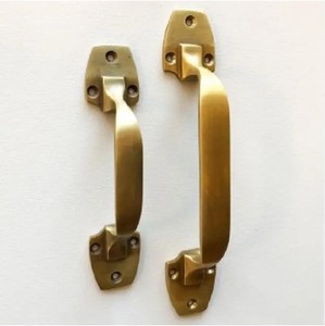 Aldaba de puerta de Metal dorado de diseño moderno decorativo, tiradores y perillas para muebles de dormitorio, uso decorativo para el hogar - Product Image 1