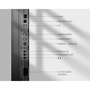 Televisor Inteligente para Exteriores de 32 Pulgadas, Legible Bajo la Luz Solar, con Brillo FHD de 1080P, Frecuencia de Actualización de 120 Hz, Pantalla Resistente a la Intemperie para Uso en Exteriores - Product Image 1