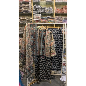 <b>Plus</b> <b>Size</b> 3 Piece Tassel Patterned <b>Knitted</b> Casual Loose Fit Fusion Floral/Abstract Digital Print Full Length Suit SL00252 for - Product Image 2