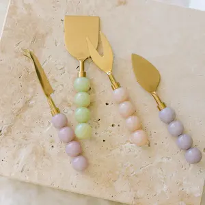 Juego de cuchillos para queso de acero inoxidable de alta calidad de diseño único con cuchillos para queso de diseño moderno para restaurante, boda, hogar, hotel - Product Image 5