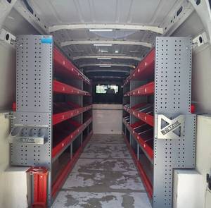 Système de rangement modulaire pour véhicule utilitaire OEM, équipement d'étagérisation intérieure, armoire de rangement de haute qualité pour fourgonnette, structure démontable facilement - Product Image 1