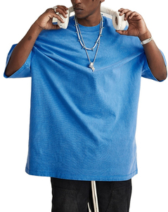 Wholesale Custom OEM 2026 New Arrive 100%Cotton Heavy Washed Solid Color T-Shirt Plus Size Men's Short Sleeve Oversize <b>Tshirt</b> - Product Image 1