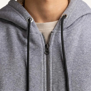 Sweat-shirts à capuche pour hommes en coton 100% uni avec impression de logo personnalisé Coupe ample coupe-vent Nouveau design Sweat-shirt pour hommes - Product Image 6