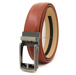 Cinturón de cuero de vaca clásico para hombre, correa de cuero genuino Multicolor a la moda con logotipo personalizado, venta al por mayor - Product Image 4