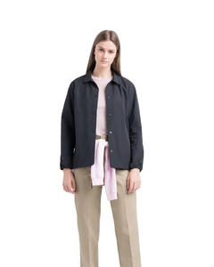 เสื้อโค้ทกันลมสำหรับผู้หญิงเสื้อโค้ทผ้าบางสไตล์สตรีทแบบกำหนดเองได้ - Product Image 2