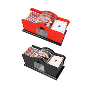 Suministro directo del fabricante, máquina barajadora <span class=keywords><strong>de</strong></span> manivela manual, <span class=keywords><strong>juego</strong></span> <span class=keywords><strong>de</strong></span> <span class=keywords><strong>mesa</strong></span> <span class=keywords><strong>de</strong></span> plástico Texas Hold'em, 2 pares <span class=keywords><strong>de</strong></span> naipes, entretenimiento - Product Image 2