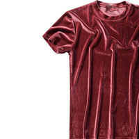 Kivotech Manufacture OEM Service T-shirts pour femmes Nouveau design T-shirts en velours pour femmes Meilleur prix T-shirts respirants pour femmes pour adultes