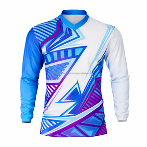 Camiseta de Motocross Ligera de Malla Transpirable MX, de Manga Larga, que Absorbe la Humedad, para Verano, 1 Pieza, Venta al por Mayor OEM - Product Image 3