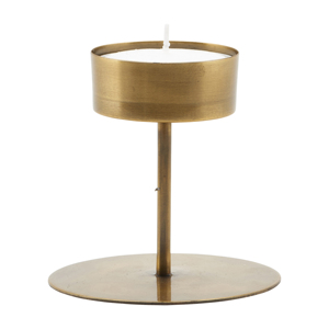 Portavelas de latón para 1 vela de temporada, soporte para velas de tamaño personalizado, precio barato con uso hecho a mano para pulido brillante - Product Image 1