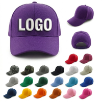 Casquette de baseball en coton sergé épais de haute qualité, bleue, avec logo personnalisé, style streetwear sportif, idéale pour l'été, fabrication OEM à prix abordable