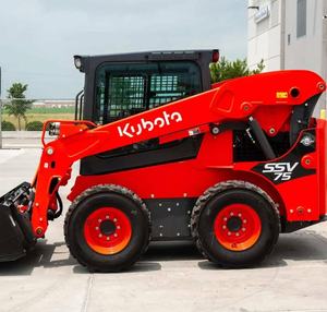Chargeuse compacte sur pneus Kubota SSV75, 74 CV, moteur diesel, machine de chantier avec godet de 0,60 m³ - Product Image 6