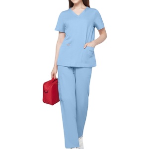 Uniforme Médico de Alta Calidad para Mujer, Conjunto de Uniforme Profesional para Doctoras y Enfermeras, Fabricante de Uniformes para Hospital, Logotipo Personalizado OEM - Product Image 1