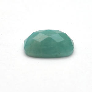 Amazonita Natural 12x8mm cojín tablero de ajedrez cabujón 3,5 Cts verde amazonita Rectangular suelta alta facetada rosa azul joyería - Product Image 6