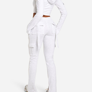 Pantalons de survêtement et joggeurs pour femmes Streetwear Pantalon de survêtement d'été ample à taille haute de style Streetwear avec service OEM - Product Image 5