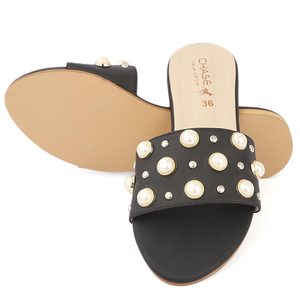 Pantuflas Elegantes para Mujer (M-824) - Negras - Product Image 4