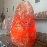 Lampe de sel de l'Himalaya JOBAK extra large 75-125 kg, style Feng Shui, sculptée à la main, qualité supérieure, purificateur d'air, toucher réel, livraison rapide