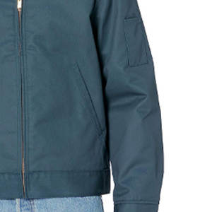 Chaqueta para hombre Chaquetas de hombre pesadas lisas personalizadas Lona de algodón con bolsillos Chaquetas de hombre de diseño sólido transpirable - Product Image 3