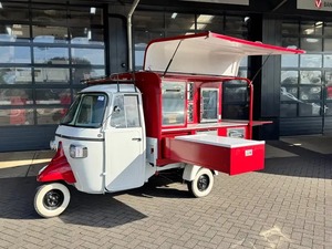 Remorque alimentaire vintage à 3 roues, carrosserie en acier motorisée, 4,8 m, résistante à la rouille, avec four à pizza, garantie 3 ans, utilisation extérieure - Product Image 3