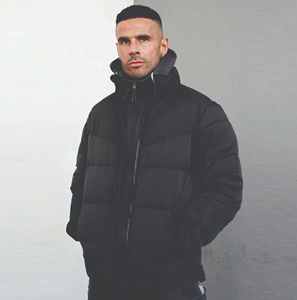 Veste matelassée en nylon personnalisée pour hommes, vestes matelassées à capuche amovibles brillantes pour l'hiver, respirantes et personnalisées, OEM, vente en gros - Product Image 5