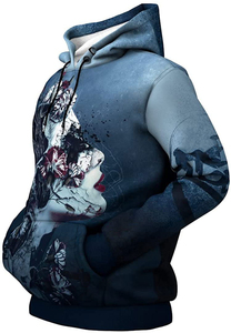 Sudadera con Capucha Sublimada Personalizada para Hombre, Moda 2025, Cálida, Suave, para Adultos, 100% Algodón, Ecológica, Transpirable, Diseño Único - Product Image 5