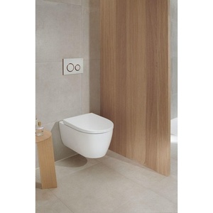 WC suspendu sans bride GE ICon avec chasse d'eau profonde, forme fermée, profondeur 53 cm, blanc - Lot de 1 - Product Image 3