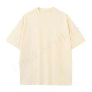 เสื้อยืดผ้าฝ้าย100% ออร์แกนิกสำหรับผู้ชายเสื้อยืดโอเวอร์ไซซ์น้ำหนักตัวใหญ่230gsm พิมพ์ลาย DTG - Product Image 6