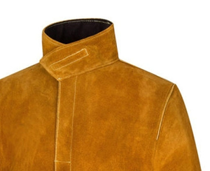 Venta caliente chaqueta de soldadura de cuero para hombre chaqueta de soldador chaqueta de cuero de soldadura para hombres - Product Image 3