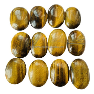 คริสตัลรูปตาเสือหินอัญมณีบำบัดแบบกระเป๋าเรกิขัดเงาธรรมชาติ - Product Image 3